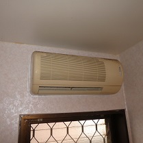 施工事例：ノーリツガス式浴室換気乾燥暖房機BDV-4107WKN、洗面所暖房
